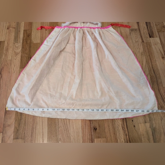 RARE Child Shanghai Embroidered Robe Cape Vintage Satin Dragon Fur Trim Pink - Picture 14 of 16